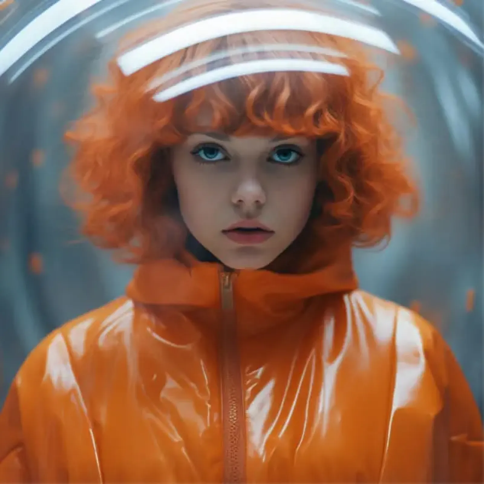 Extreme cinematic hyper-realistic scene. High fashion editorial photography, A kings woman futuristic, studio light. 